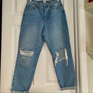 BDG Distressed Slim Straight Jeans